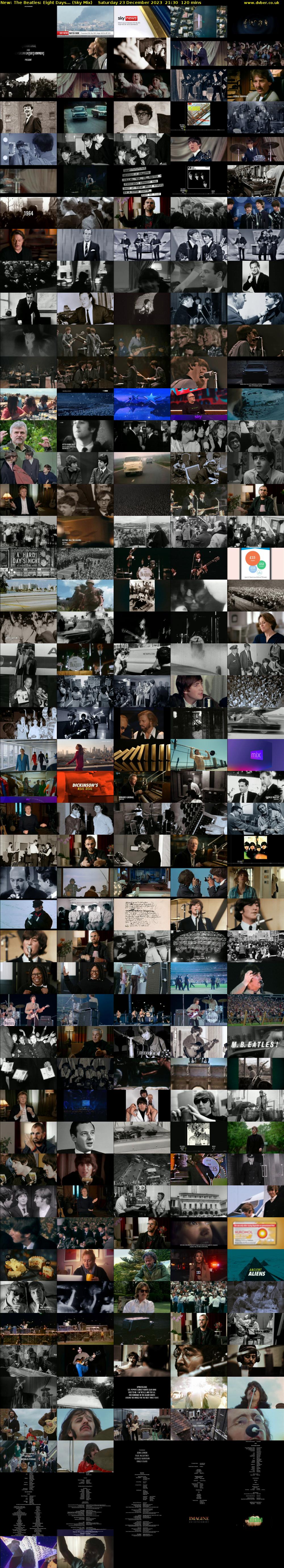 The Beatles: Eight Days... (Sky Mix) Saturday 23 December 2023 21:30 - 23:30