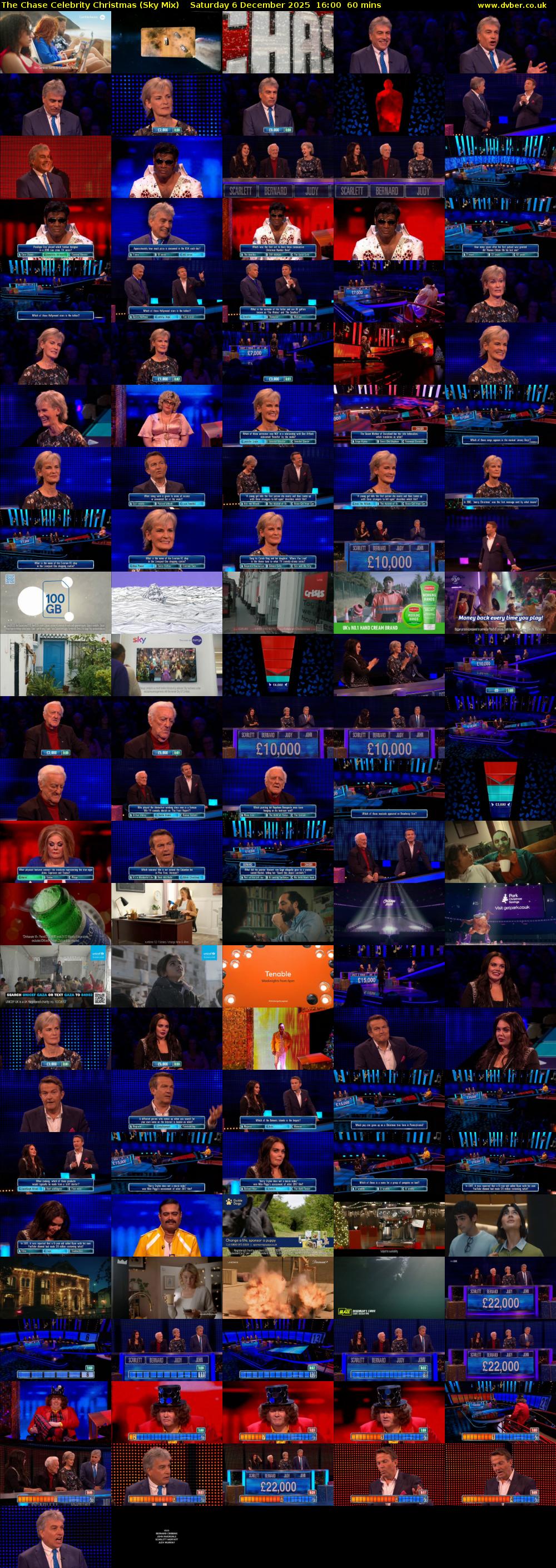 The Chase Celebrity Christmas (Sky Mix) Saturday 6 December 2025 16:00 - 17:00