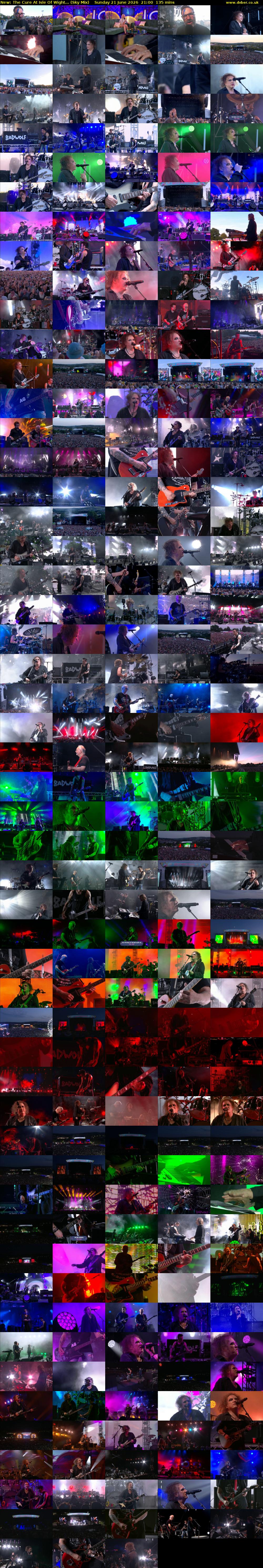 The Cure At Isle Of Wight... (Sky Mix) Sunday 21 June 2026 21:00 - 23:15