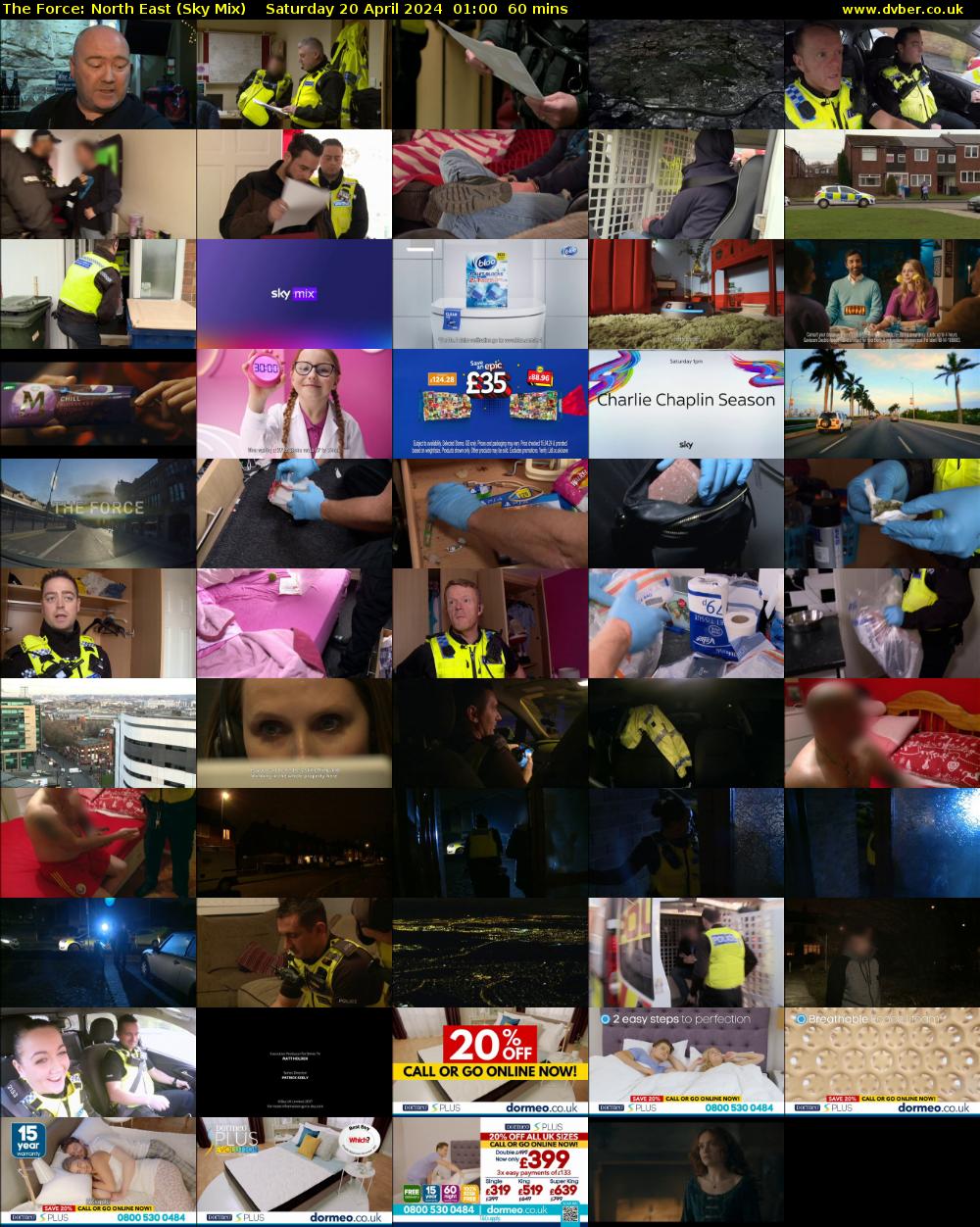 The Force: North East (Sky Mix) Saturday 20 April 2024 01:00 - 02:00