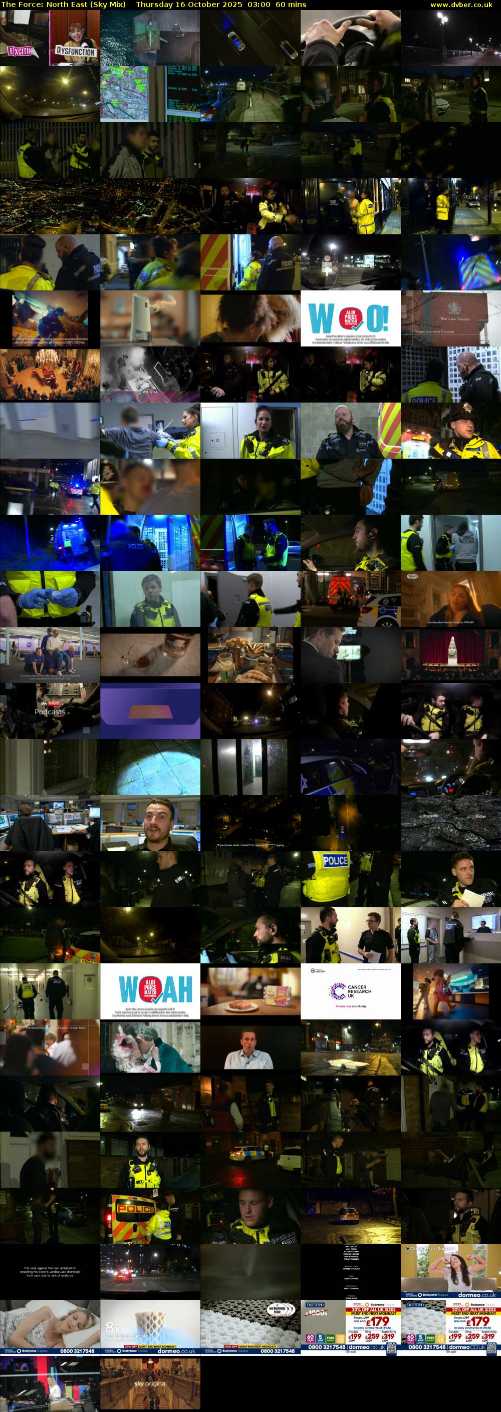 The Force: North East (Sky Mix) Thursday 16 October 2025 03:00 - 04:00