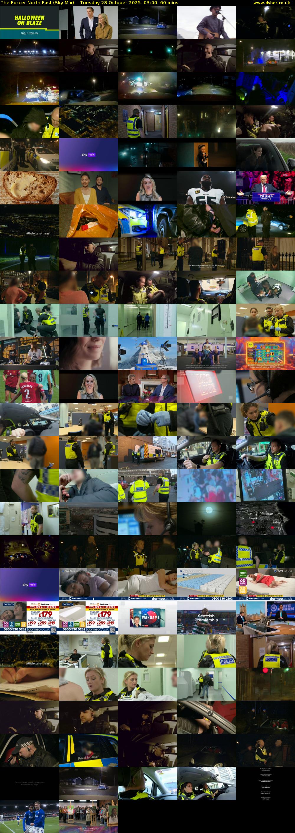 The Force: North East (Sky Mix) Tuesday 28 October 2025 03:00 - 04:00