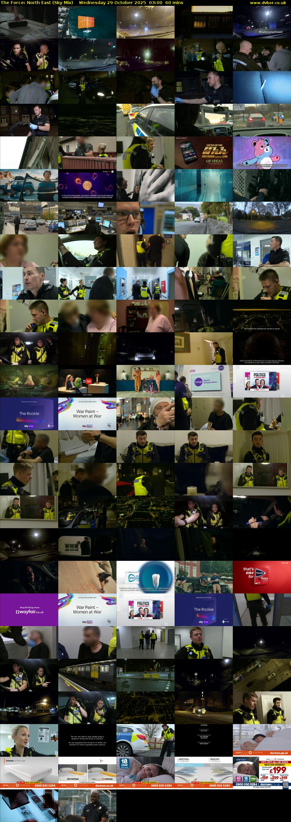 The Force: North East (Sky Mix) Wednesday 29 October 2025 03:00 - 04:00