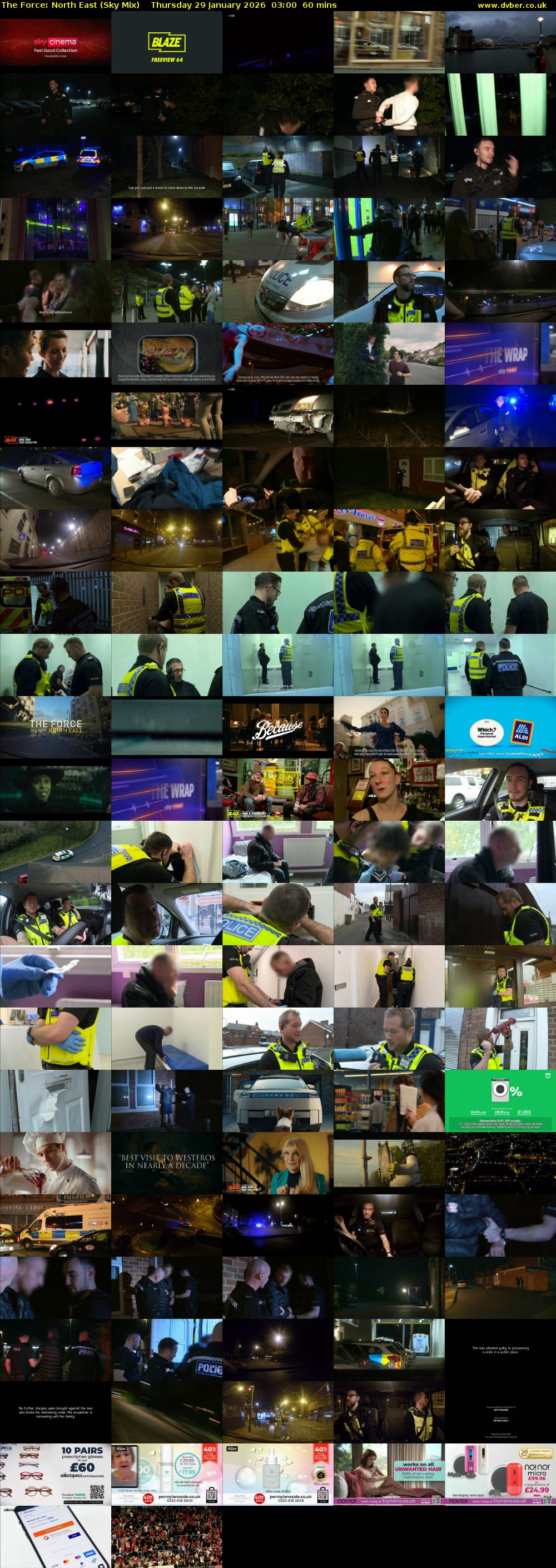 The Force: North East (Sky Mix) Thursday 29 January 2026 03:00 - 04:00