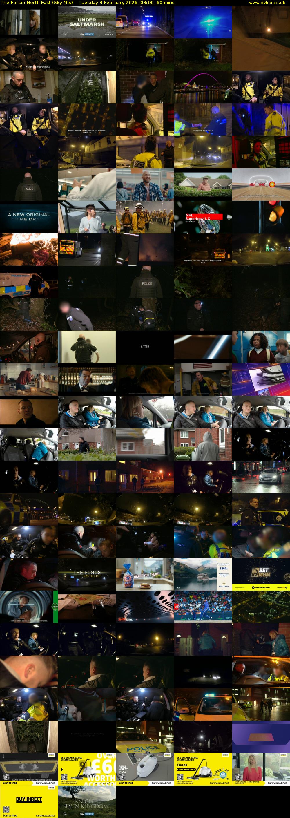 The Force: North East (Sky Mix) Tuesday 3 February 2026 03:00 - 04:00