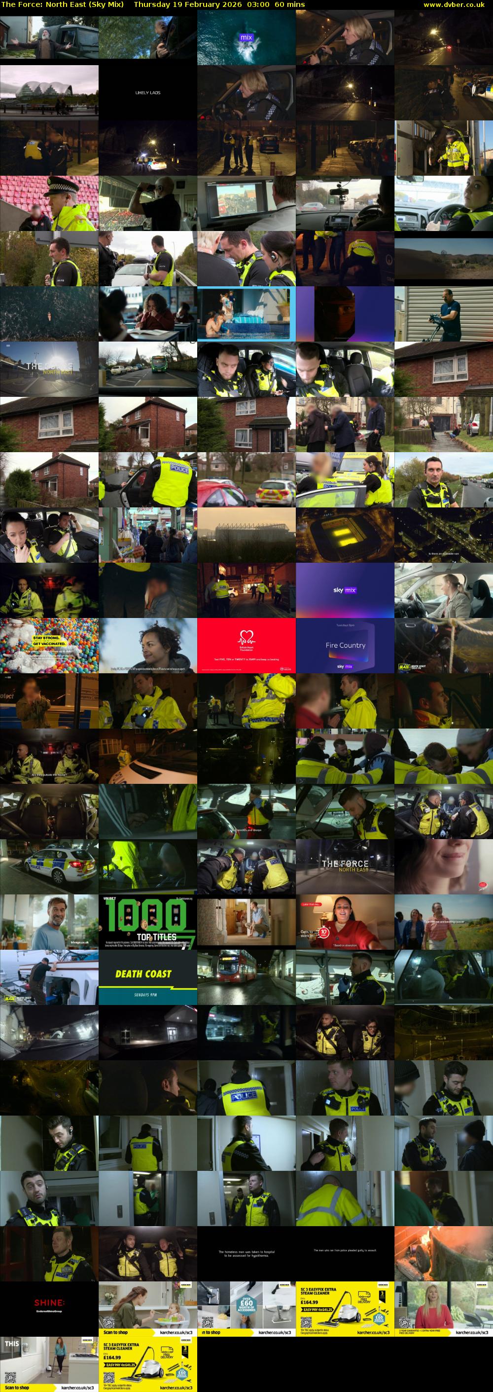 The Force: North East (Sky Mix) Thursday 19 February 2026 03:00 - 04:00