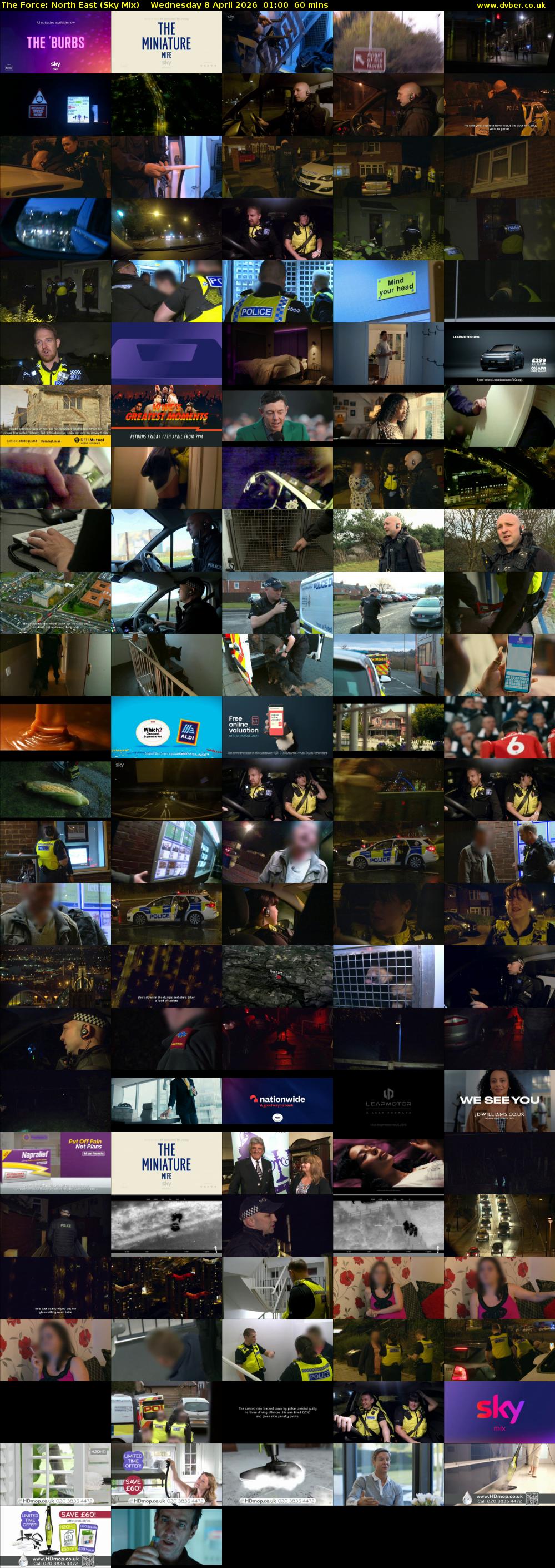 The Force: North East (Sky Mix) Wednesday 8 April 2026 01:00 - 02:00