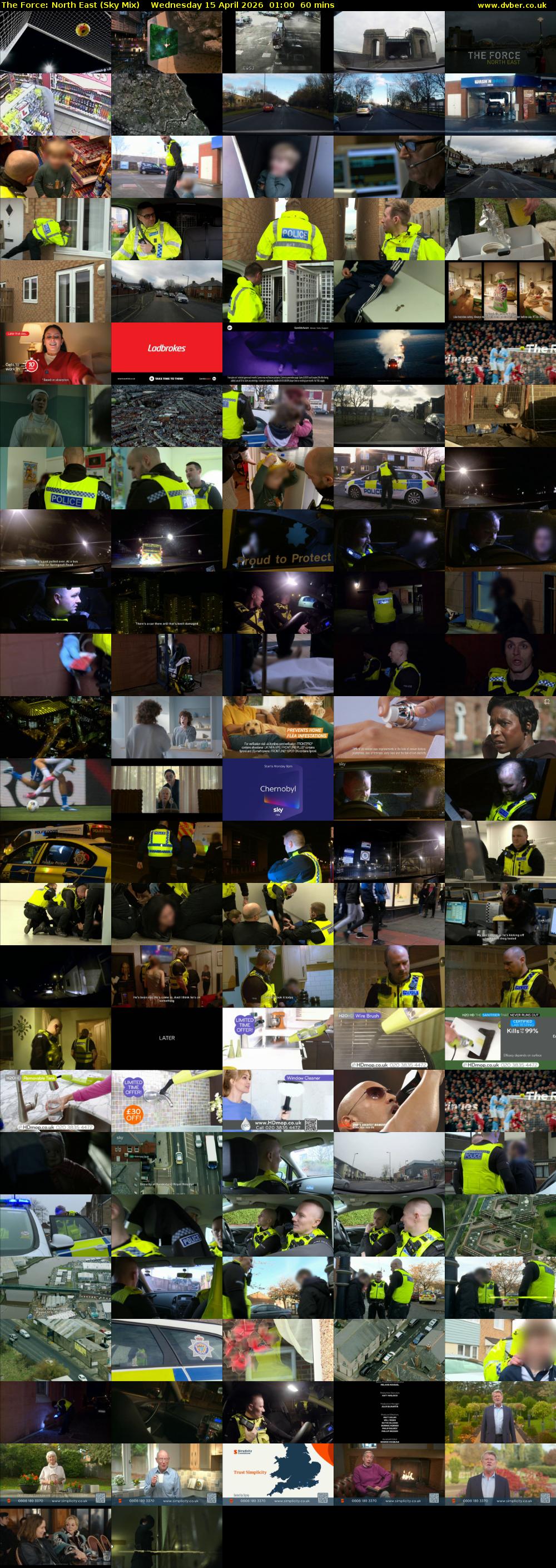 The Force: North East (Sky Mix) Wednesday 15 April 2026 01:00 - 02:00