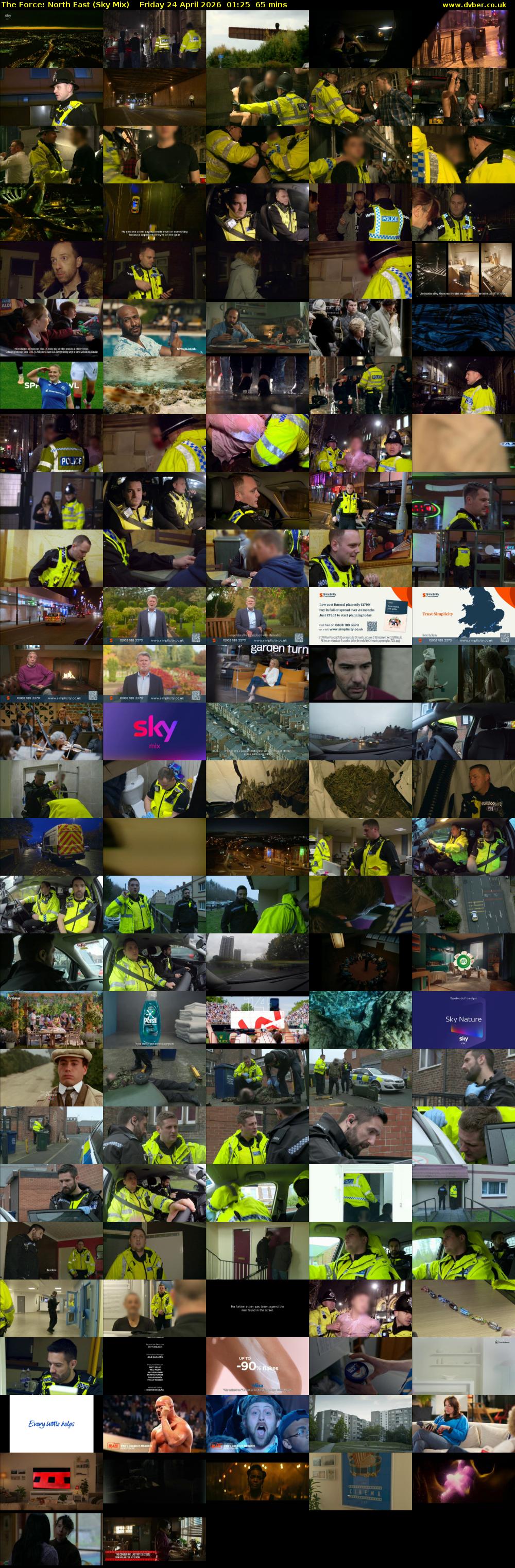 The Force: North East (Sky Mix) Friday 24 April 2026 01:25 - 02:30