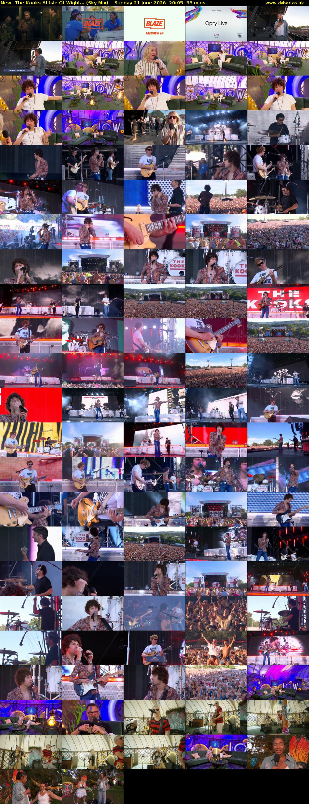 The Kooks At Isle Of Wight... (Sky Mix) Sunday 21 June 2026 20:05 - 21:00