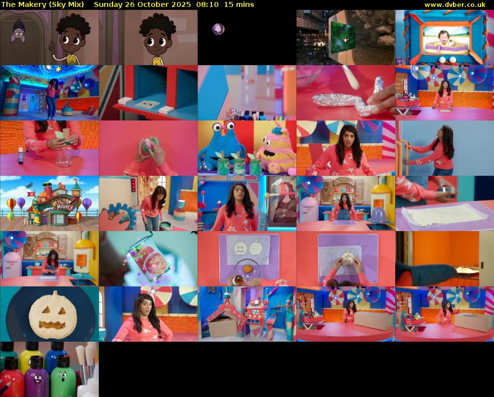 The Makery (Sky Mix) Sunday 26 October 2025 08:10 - 08:25