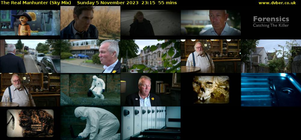 The Real Manhunter (Sky Mix) Sunday 5 November 2023 23:15 - 00:10