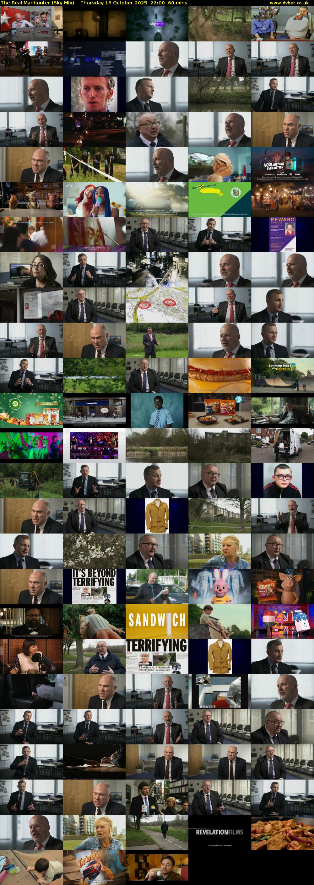 The Real Manhunter (Sky Mix) Thursday 16 October 2025 22:00 - 23:00