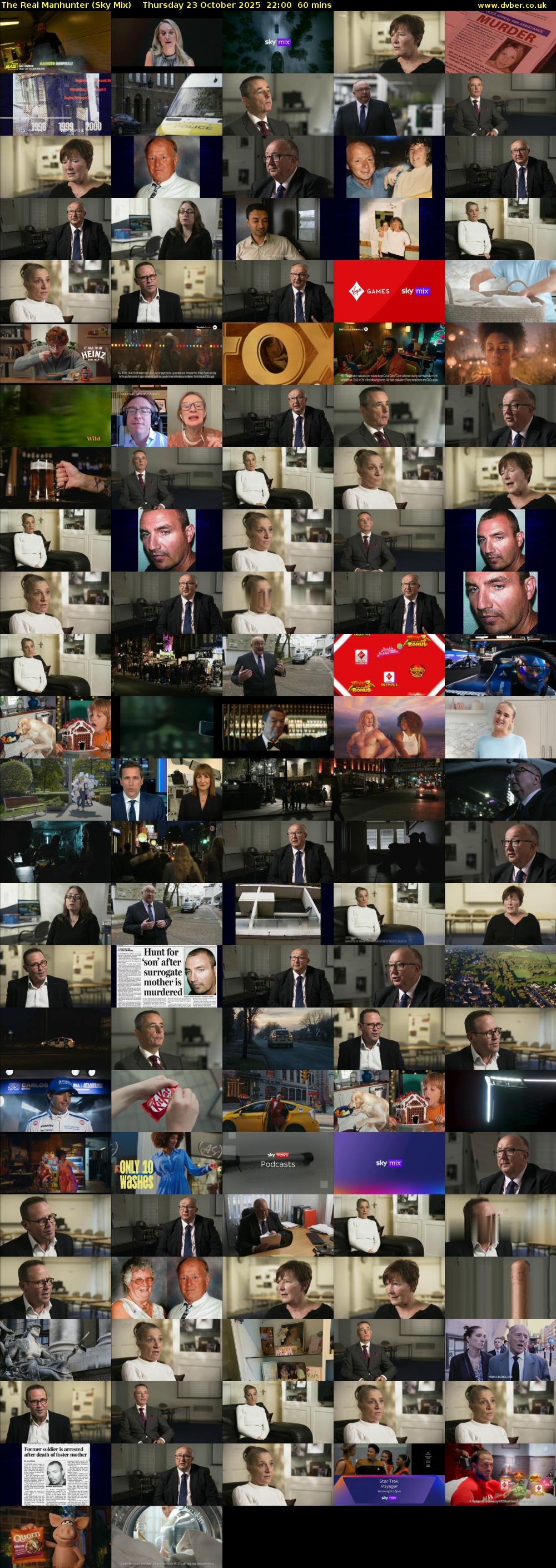 The Real Manhunter (Sky Mix) Thursday 23 October 2025 22:00 - 23:00