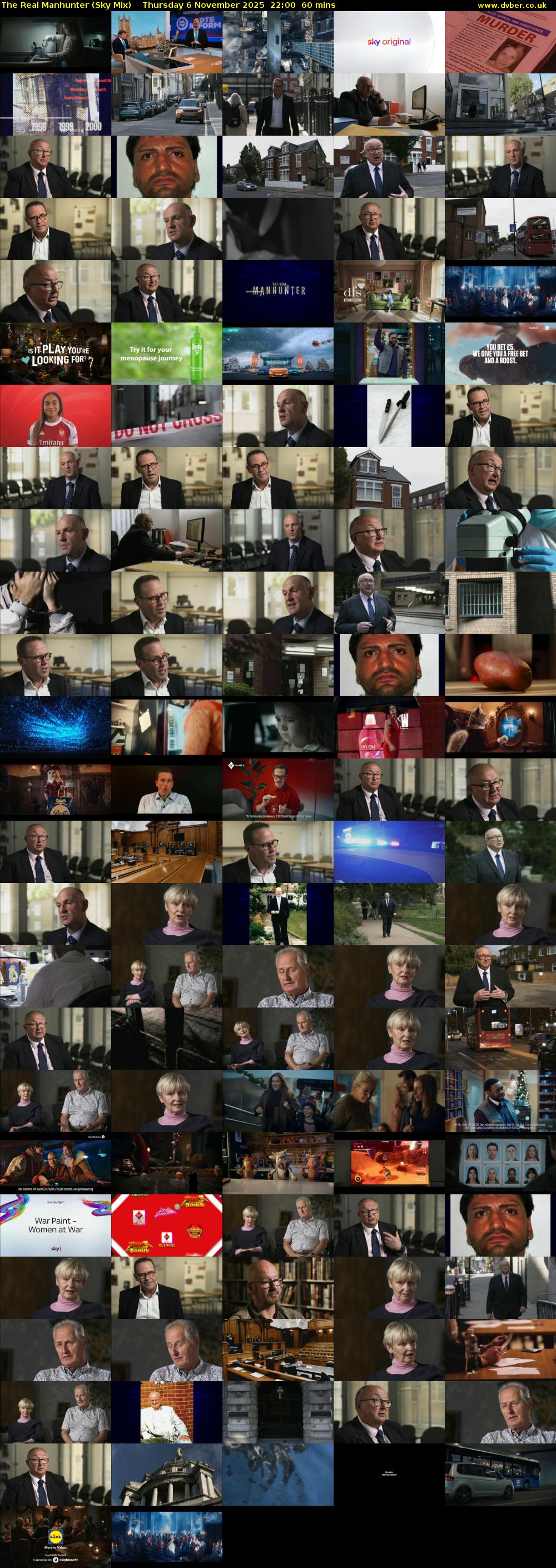 The Real Manhunter (Sky Mix) Thursday 6 November 2025 22:00 - 23:00