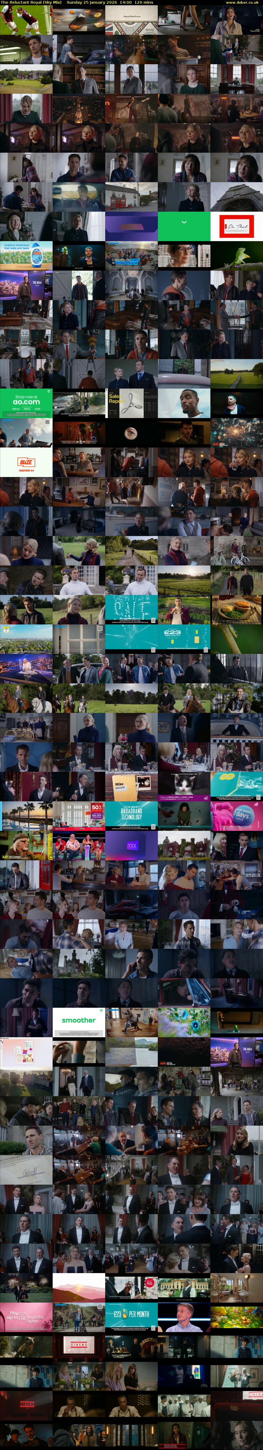 The Reluctant Royal (Sky Mix) Sunday 25 January 2026 14:00 - 16:00