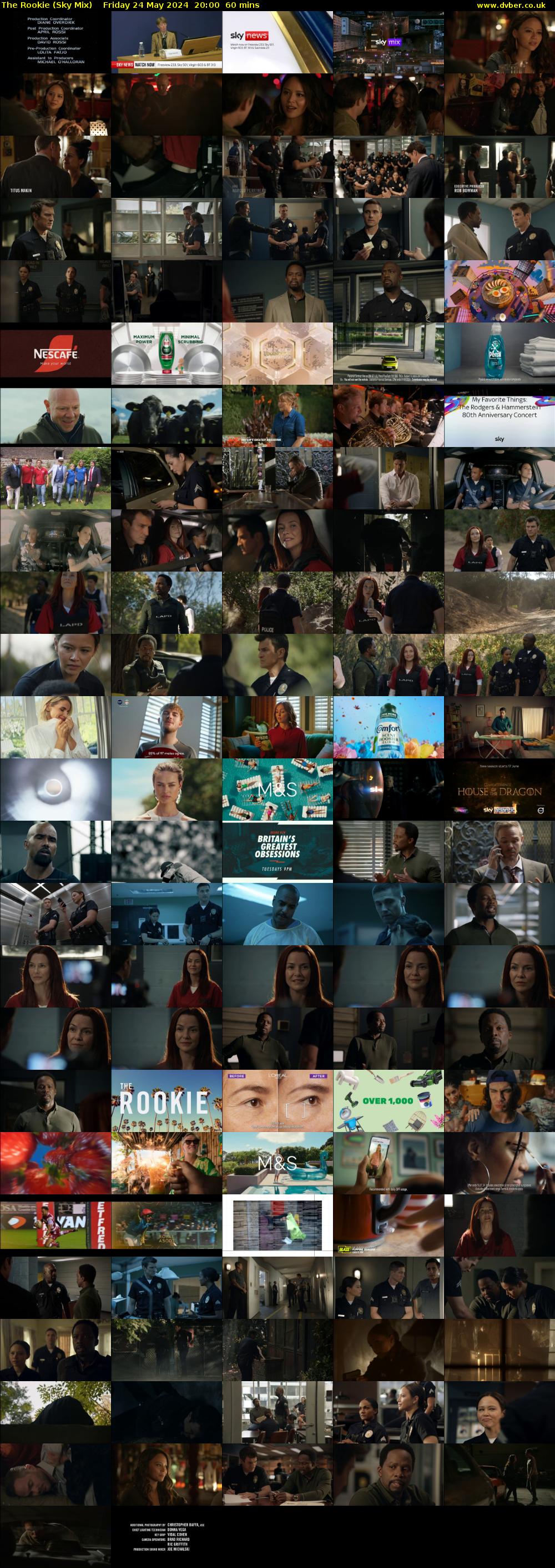 The Rookie (Sky Mix) Friday 24 May 2024 20:00 - 21:00