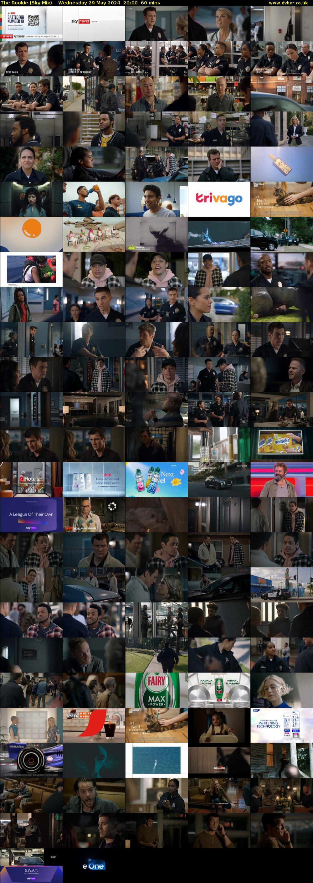 The Rookie (Sky Mix) Wednesday 29 May 2024 20:00 - 21:00
