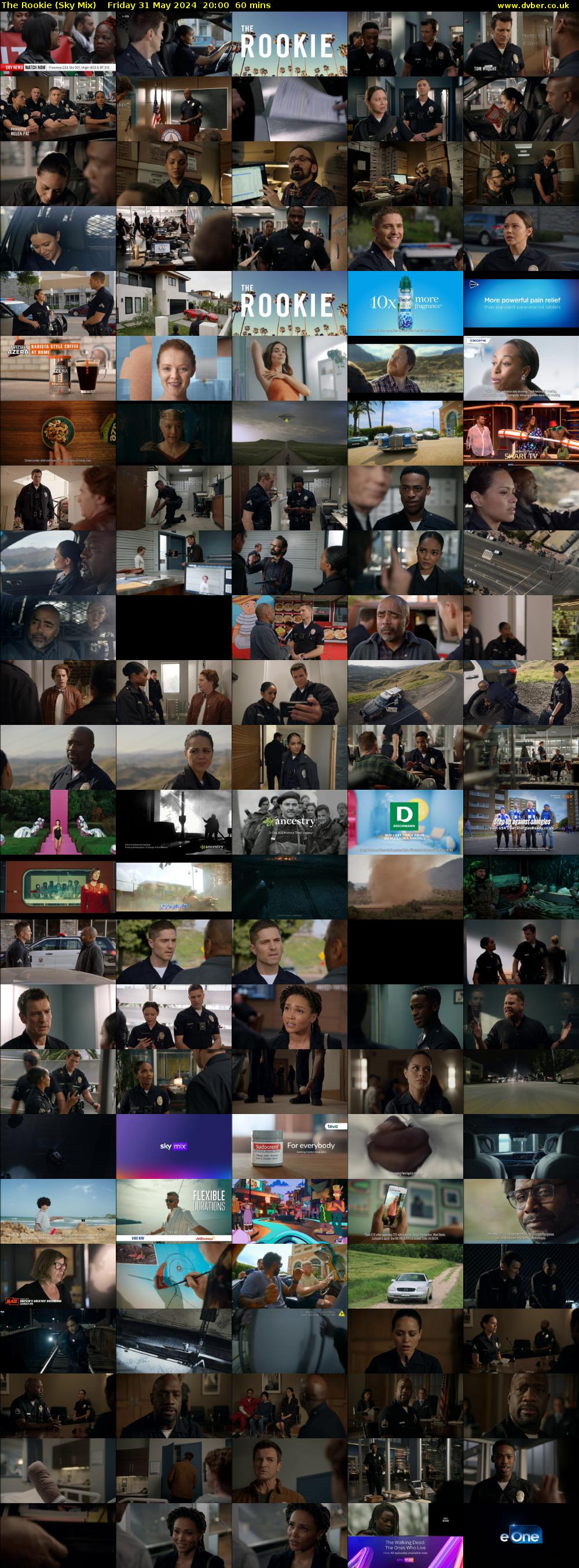 The Rookie (Sky Mix) Friday 31 May 2024 20:00 - 21:00
