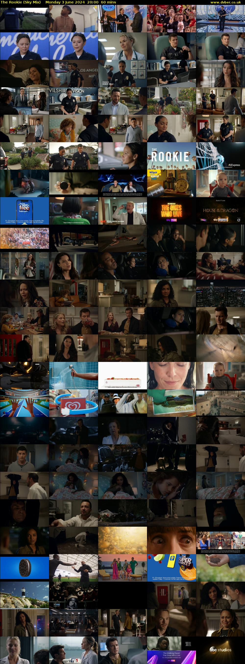The Rookie (Sky Mix) Monday 3 June 2024 20:00 - 21:00
