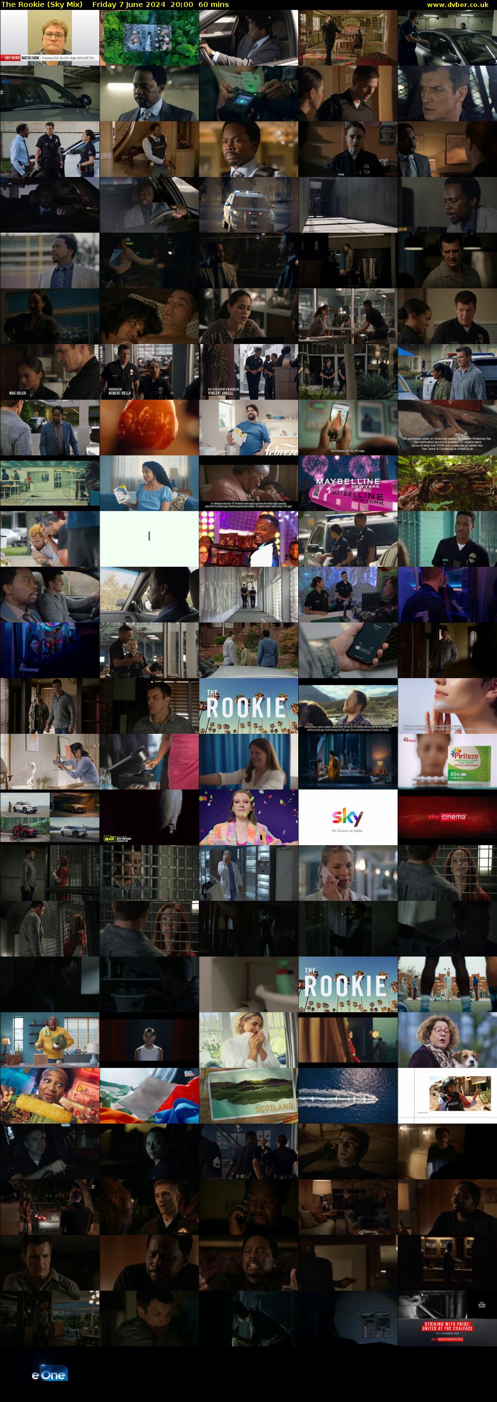 The Rookie (Sky Mix) Friday 7 June 2024 20:00 - 21:00