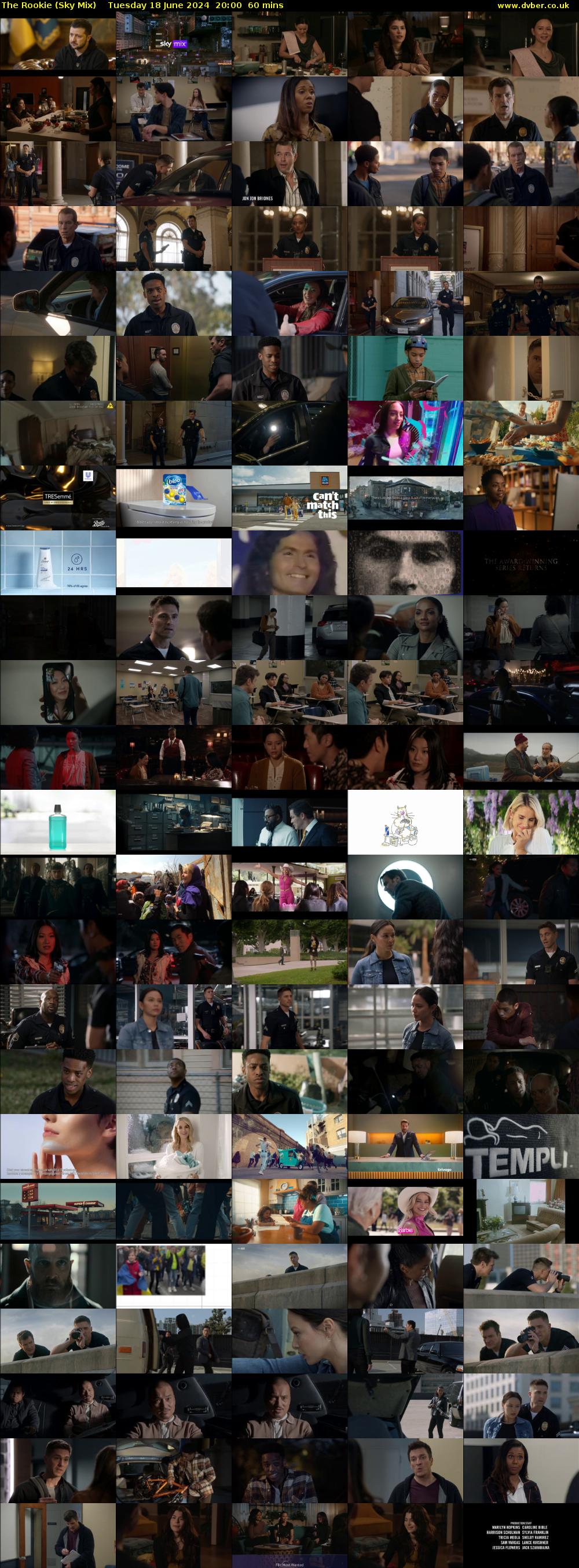 The Rookie (Sky Mix) Tuesday 18 June 2024 20:00 - 21:00
