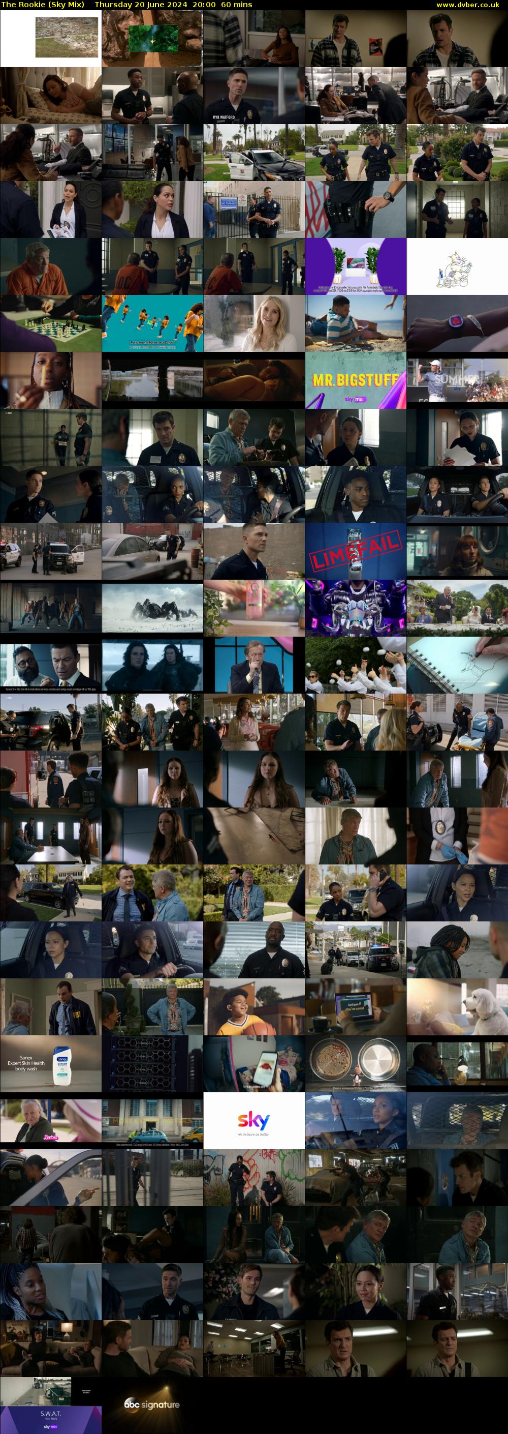 The Rookie (Sky Mix) Thursday 20 June 2024 20:00 - 21:00