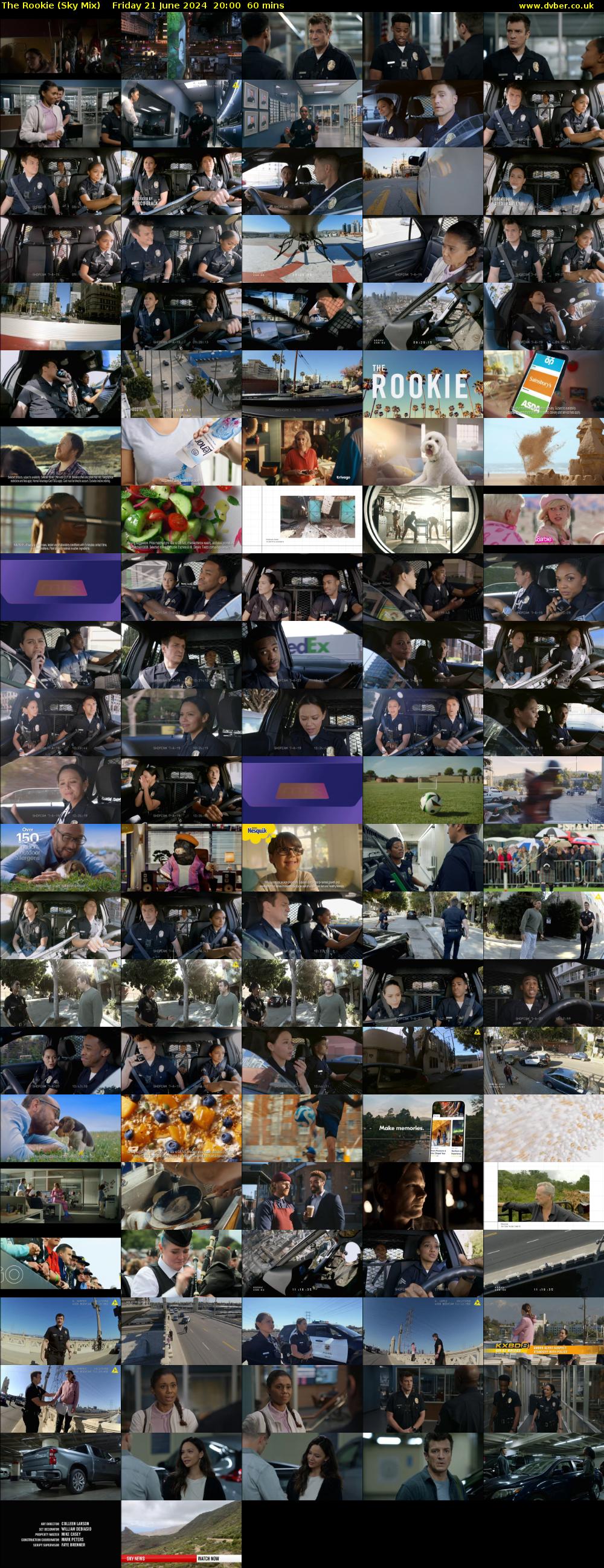 The Rookie (Sky Mix) Friday 21 June 2024 20:00 - 21:00