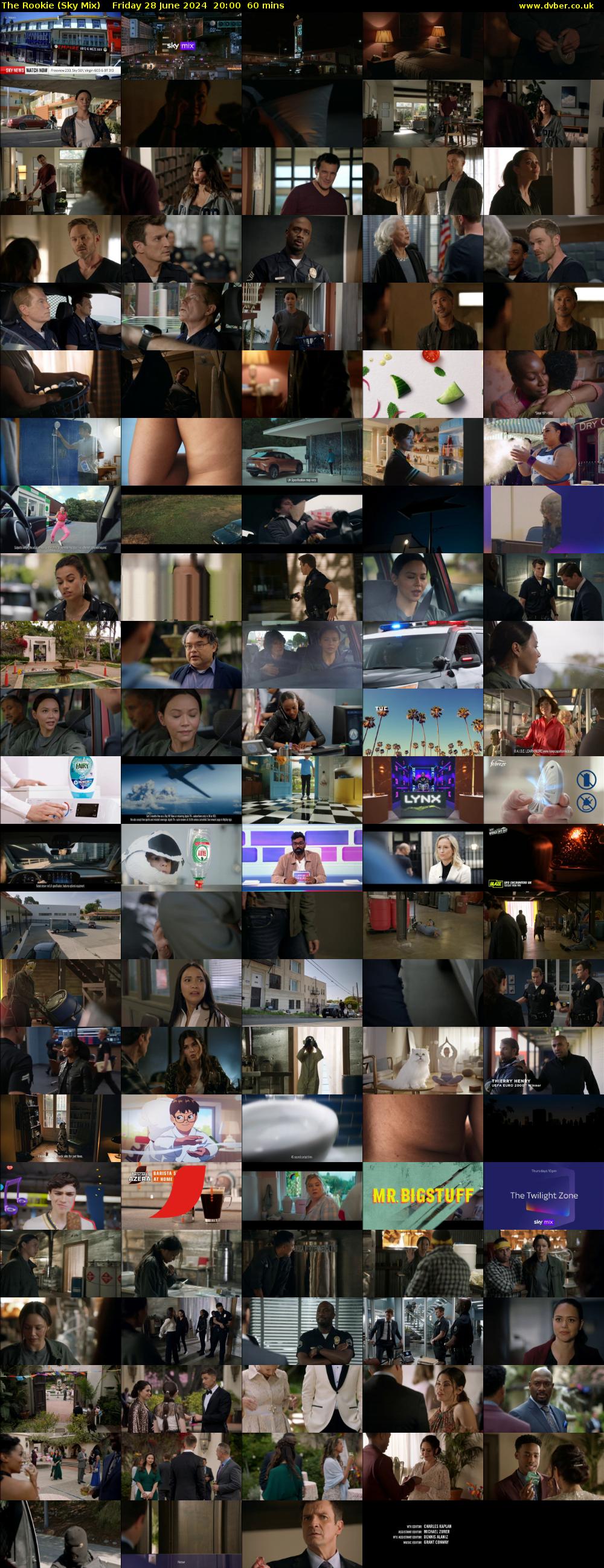 The Rookie (Sky Mix) Friday 28 June 2024 20:00 - 21:00