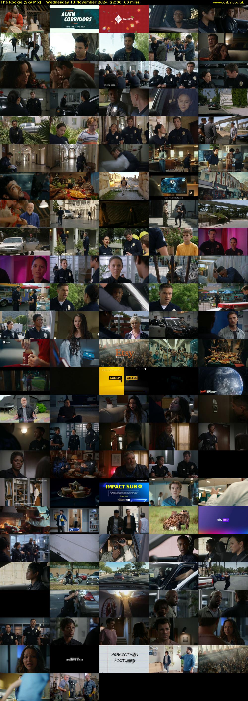 The Rookie (Sky Mix) Wednesday 13 November 2024 22:00 - 23:00