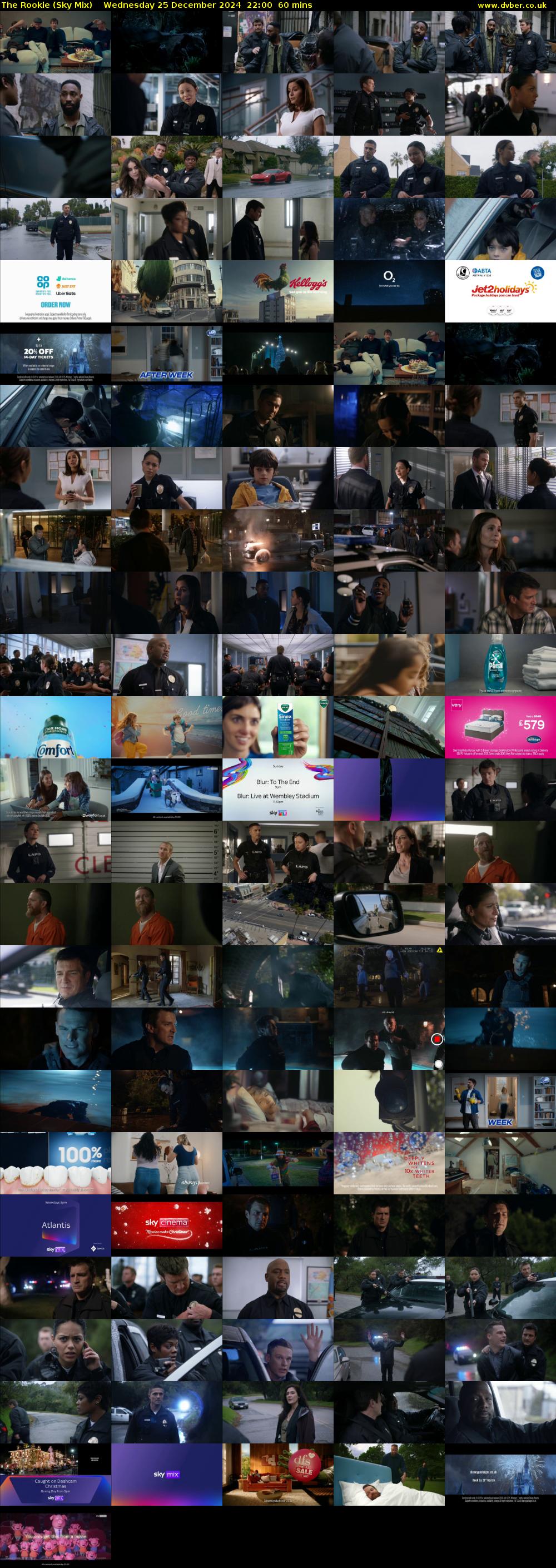 The Rookie (Sky Mix) Wednesday 25 December 2024 22:00 - 23:00