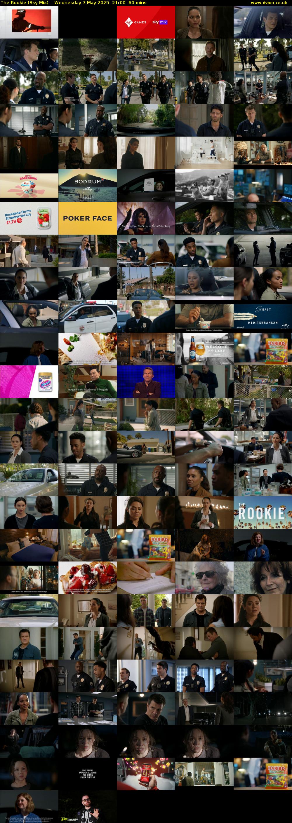 The Rookie (Sky Mix) Wednesday 7 May 2025 21:00 - 22:00