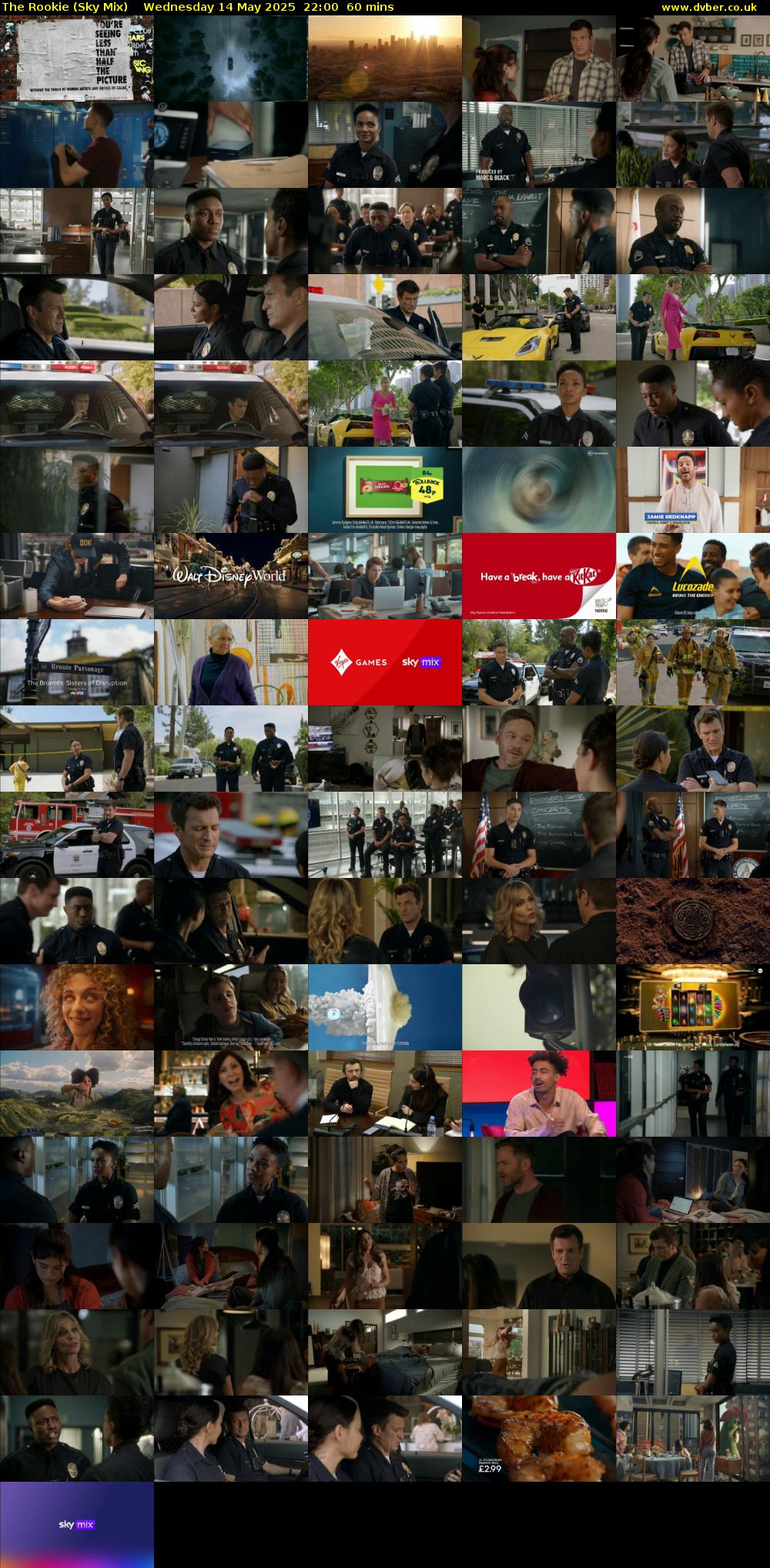 The Rookie (Sky Mix) Wednesday 14 May 2025 22:00 - 23:00