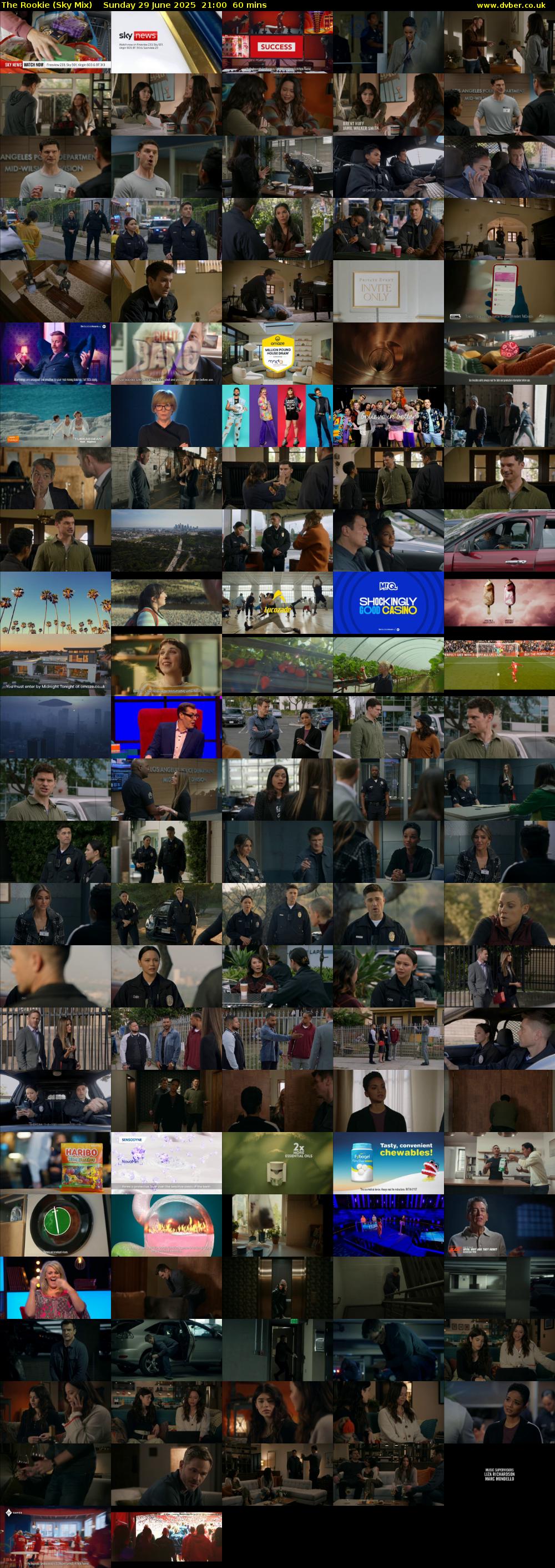 The Rookie (Sky Mix) Sunday 29 June 2025 21:00 - 22:00
