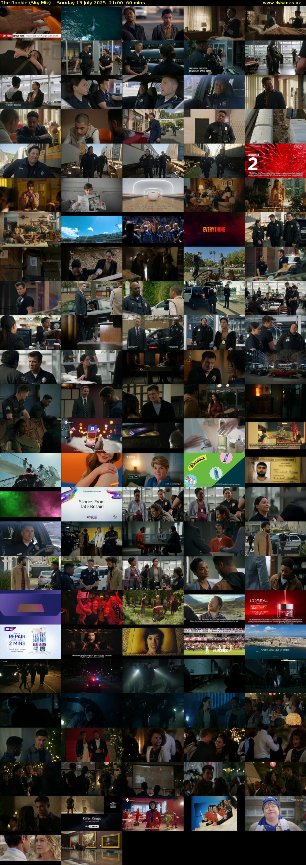 The Rookie (Sky Mix) Sunday 13 July 2025 21:00 - 22:00