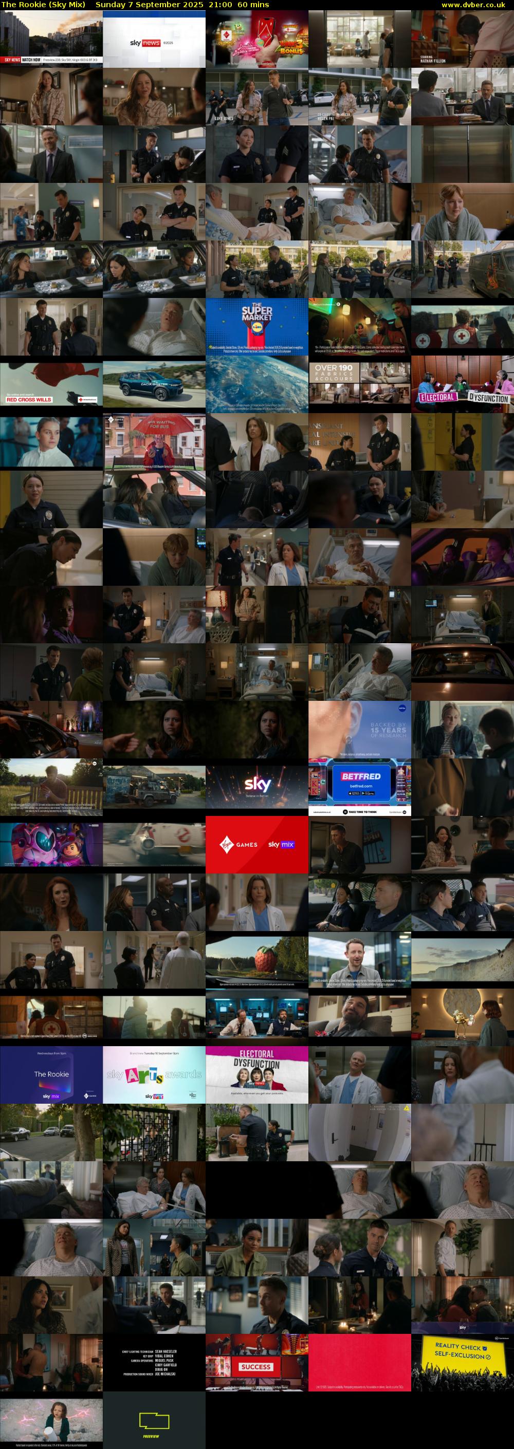 The Rookie (Sky Mix) Sunday 7 September 2025 21:00 - 22:00