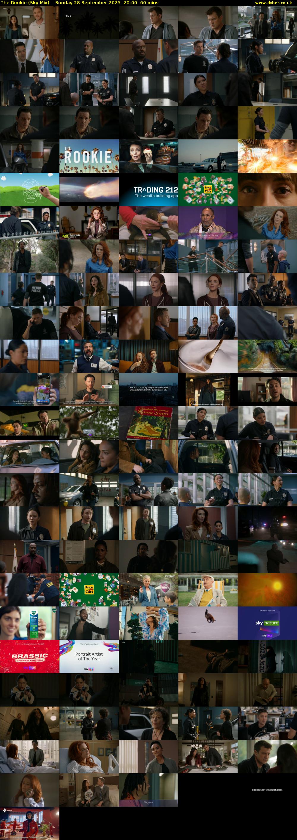 The Rookie (Sky Mix) Sunday 28 September 2025 20:00 - 21:00