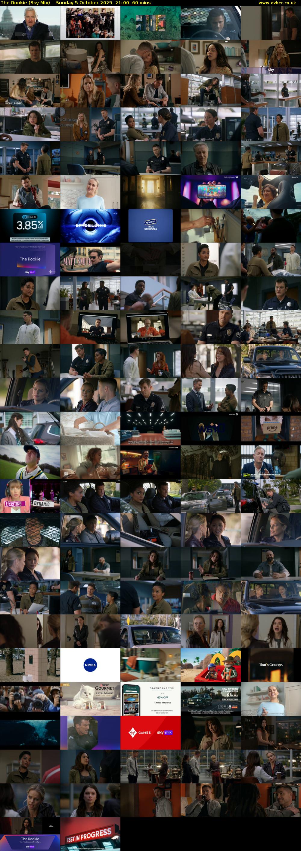 The Rookie (Sky Mix) Sunday 5 October 2025 21:00 - 22:00