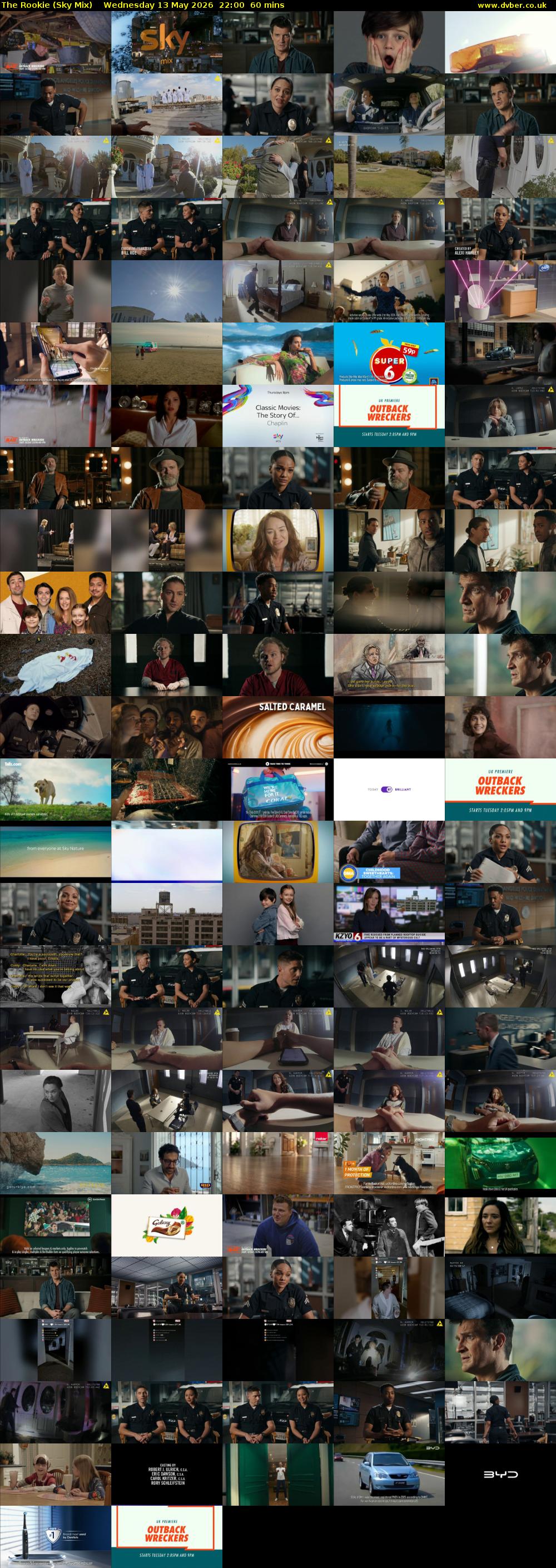 The Rookie (Sky Mix) Wednesday 13 May 2026 22:00 - 23:00