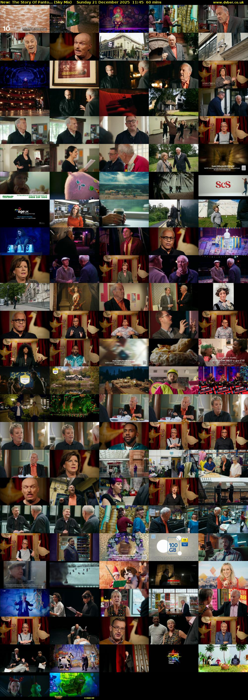 The Story Of Panto... (Sky Mix) Sunday 21 December 2025 11:45 - 12:45