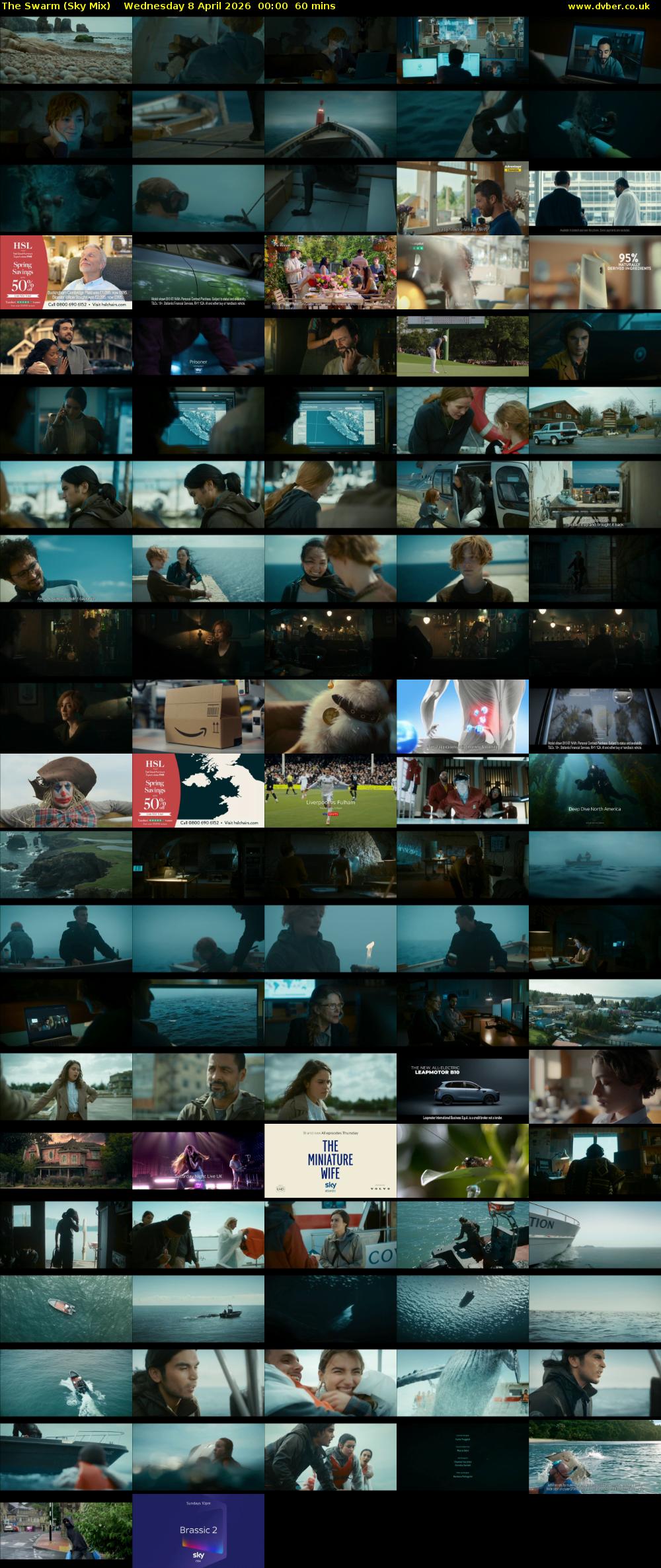 The Swarm (Sky Mix) Wednesday 8 April 2026 00:00 - 01:00