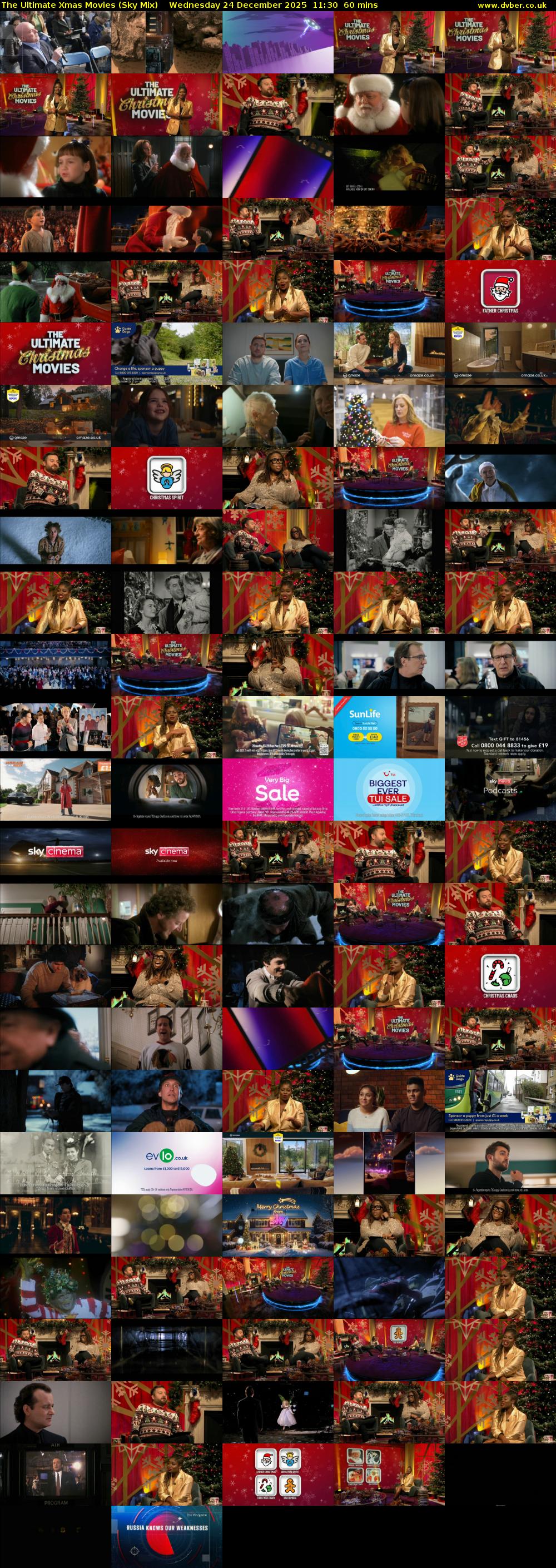 The Ultimate Xmas Movies (Sky Mix) Wednesday 24 December 2025 11:30 - 12:30