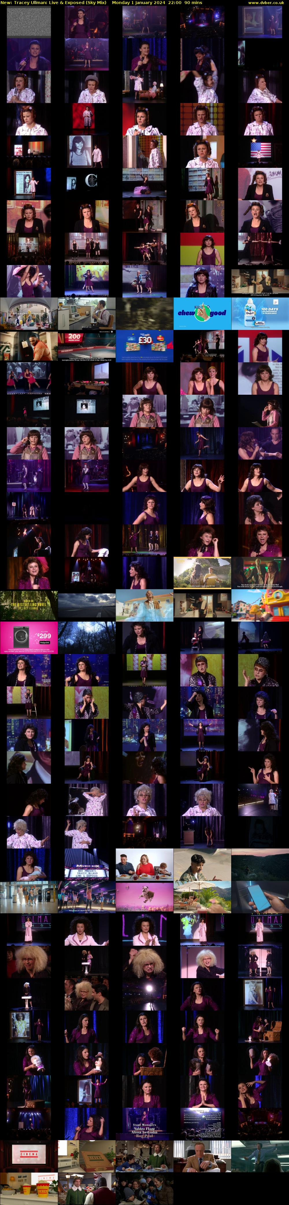 Tracey Ullman: Live & Exposed (Sky Mix) Monday 1 January 2024 22:00 - 23:30