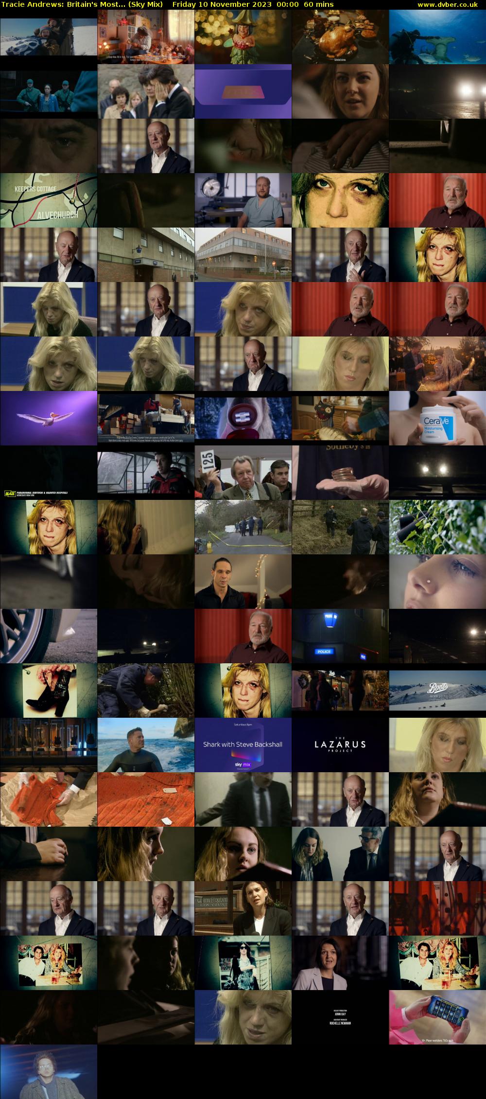 Tracie Andrews: Britain's Most... (Sky Mix) Friday 10 November 2023 00:00 - 01:00