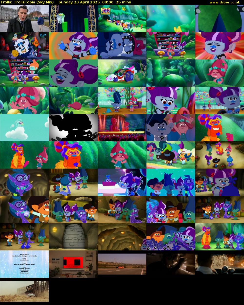 Trolls: TrollsTopia (Sky Mix) Sunday 20 April 2025 08:00 - 08:25