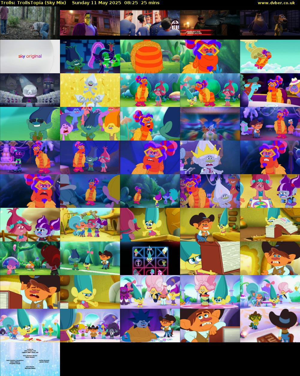 Trolls: TrollsTopia (Sky Mix) Sunday 11 May 2025 08:25 - 08:50