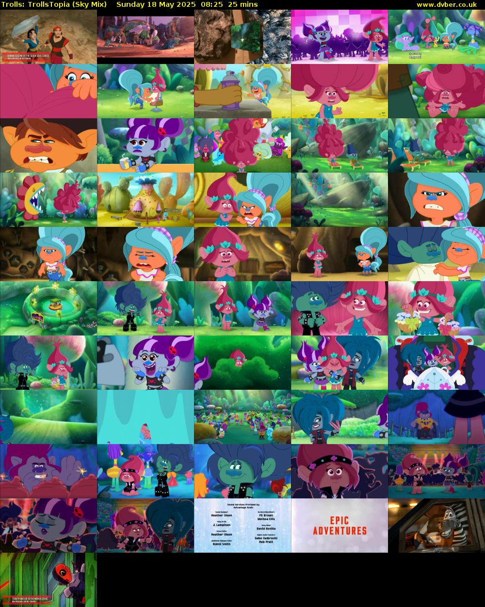 Trolls: TrollsTopia (Sky Mix) Sunday 18 May 2025 08:25 - 08:50