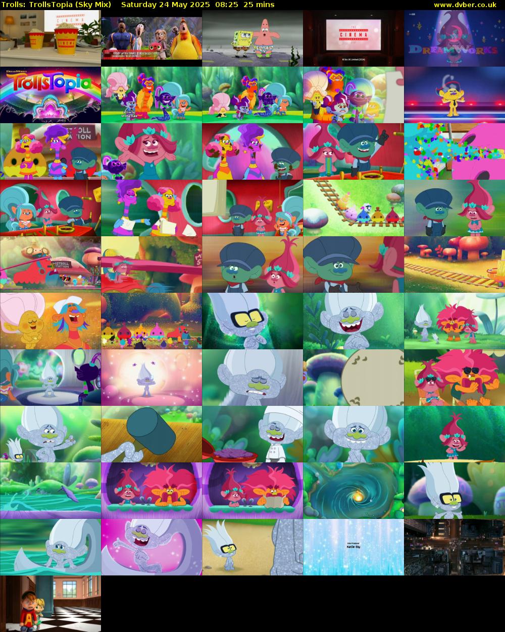 Trolls: TrollsTopia (Sky Mix) Saturday 24 May 2025 08:25 - 08:50