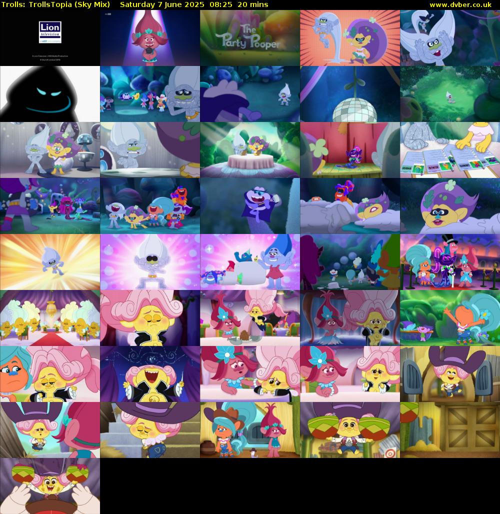 Trolls: TrollsTopia (Sky Mix) Saturday 7 June 2025 08:25 - 08:45