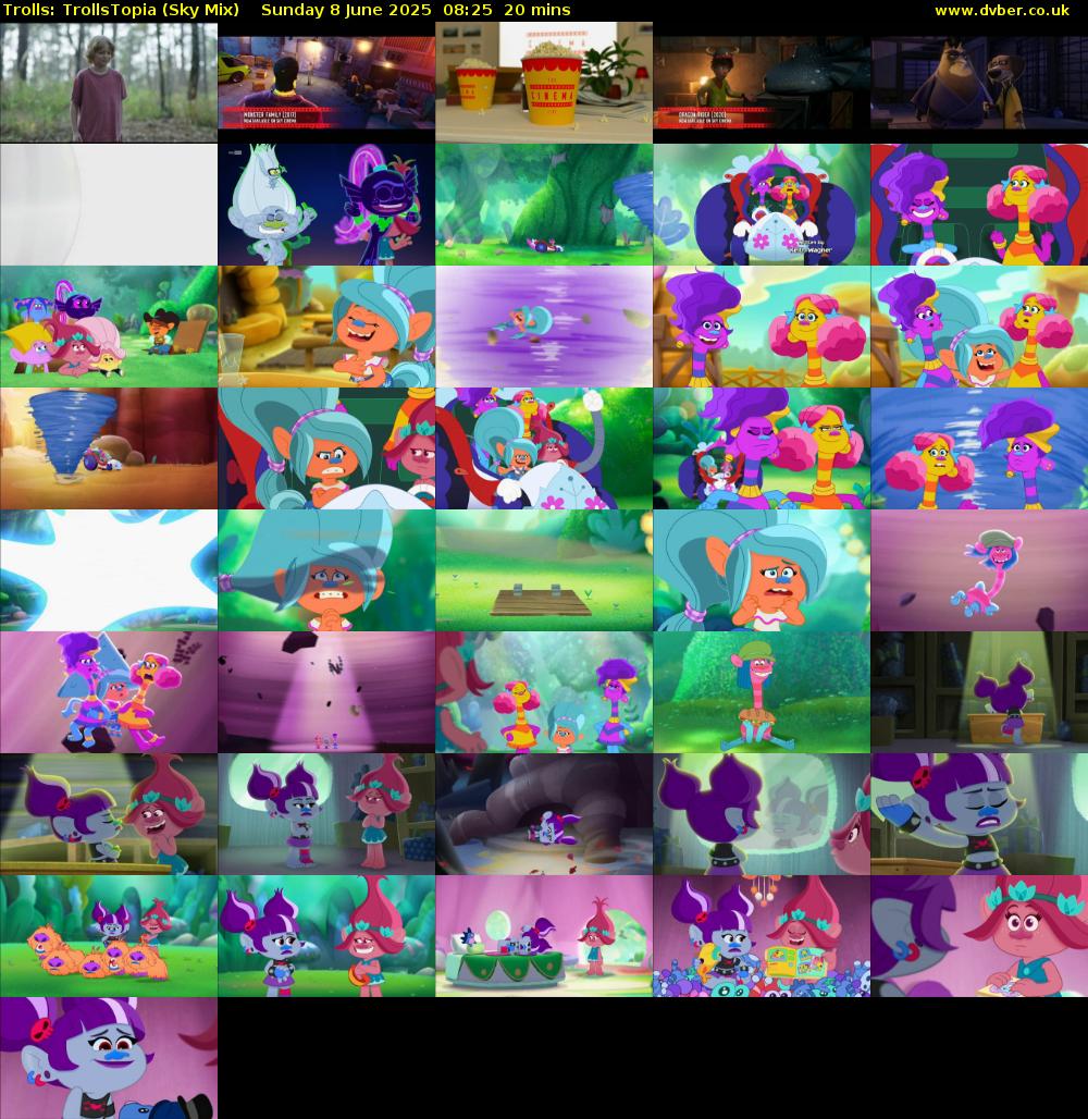 Trolls: TrollsTopia (Sky Mix) Sunday 8 June 2025 08:25 - 08:45